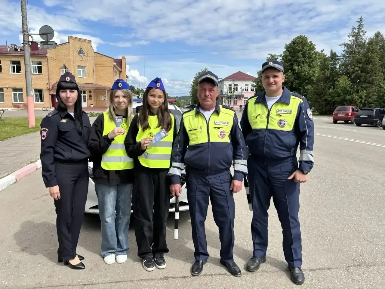 В нашем городе прошла профилактическая акция по безопасности дорожного движения "На дороге без ошибо