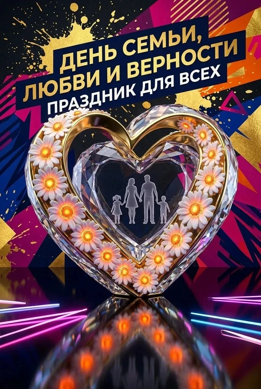 🌼 8 июля — День семьи, любви и верности

Сегодня мы отмечаем один из самых тёплых и душевных праздн