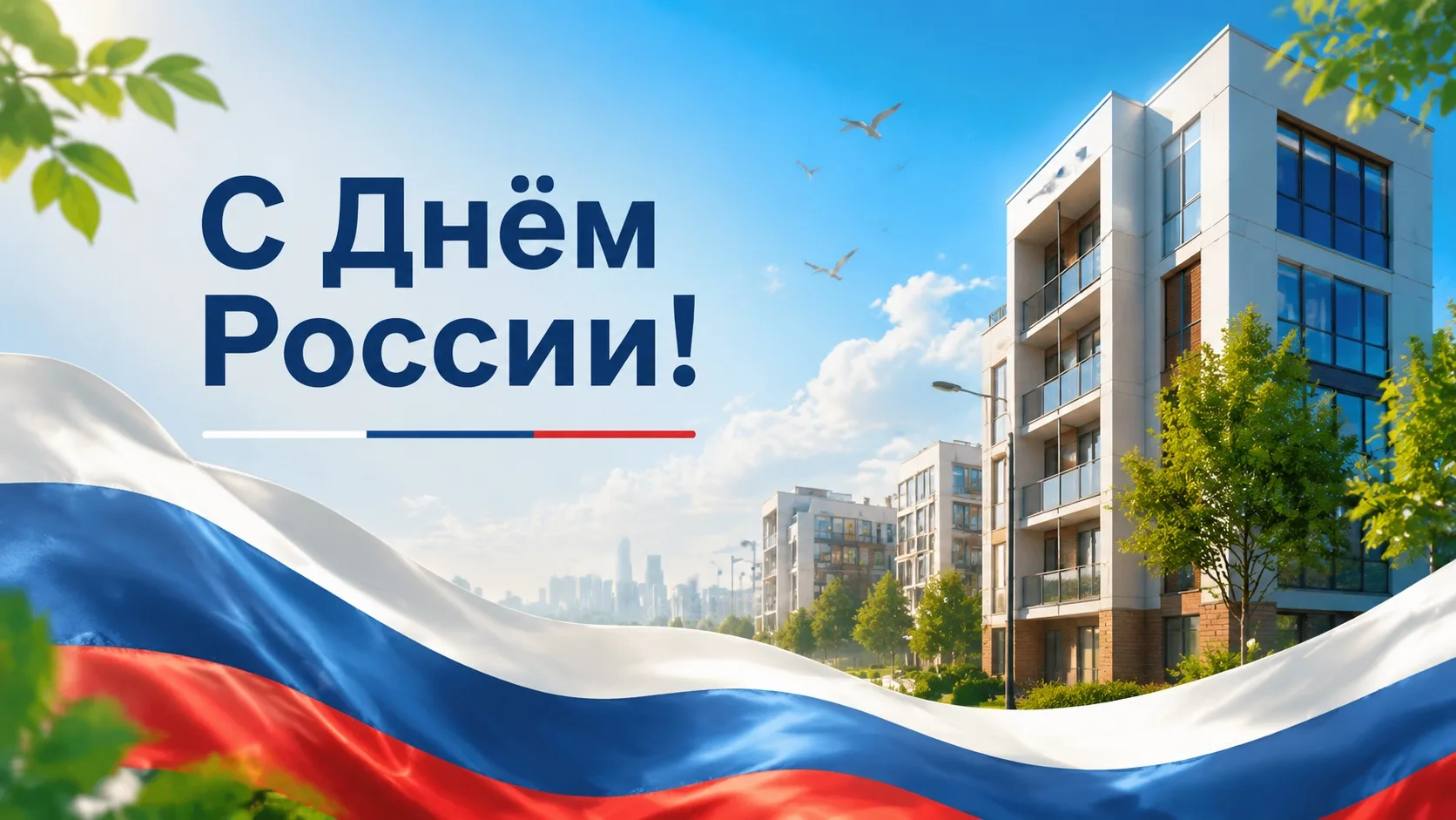 Дорогие жители, поздравляем вас с Днём России 🇷🇺

Этот праздник про единение, могущество и независ
