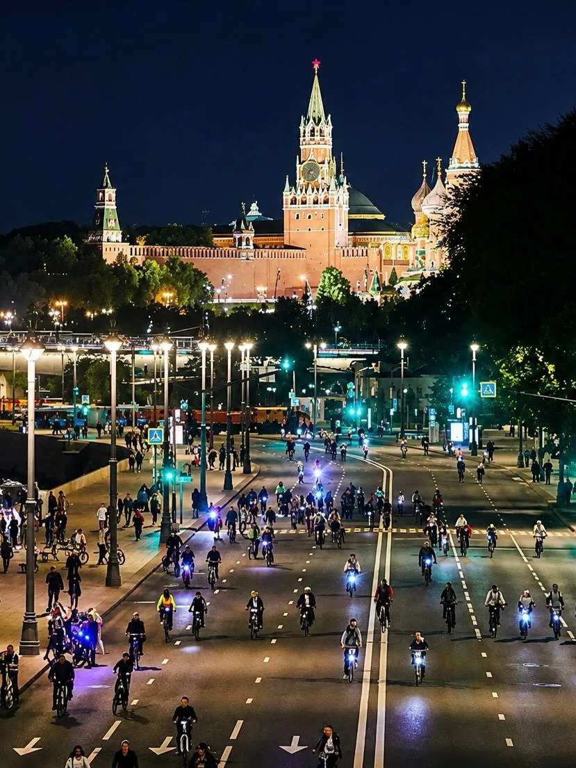 🚴‍♀️ На велосипеде по ночной Москве!

4 июля столица вновь соберёт тысячи любителей велопрогулок на