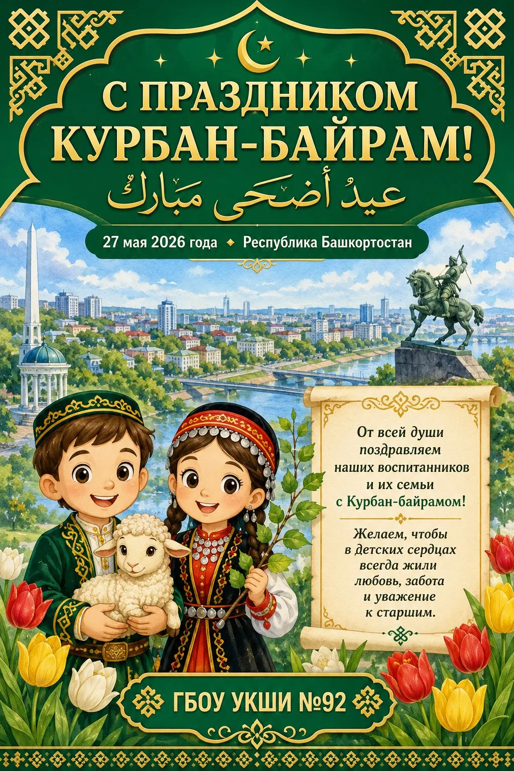 : ✨ Светлым праздником Курбан-байрам! ✨

Пусть сегодня, в священный день жертвоприношения, ваши дома