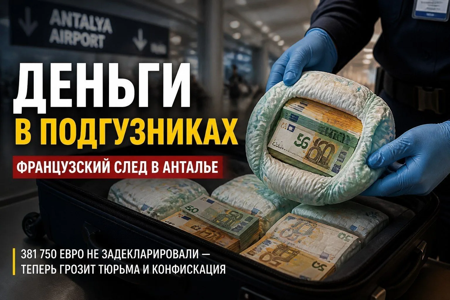 😄 Деньги в подгузниках: французский след в аэропорту Антальи

😱 На просторах интернета обсуждают с
