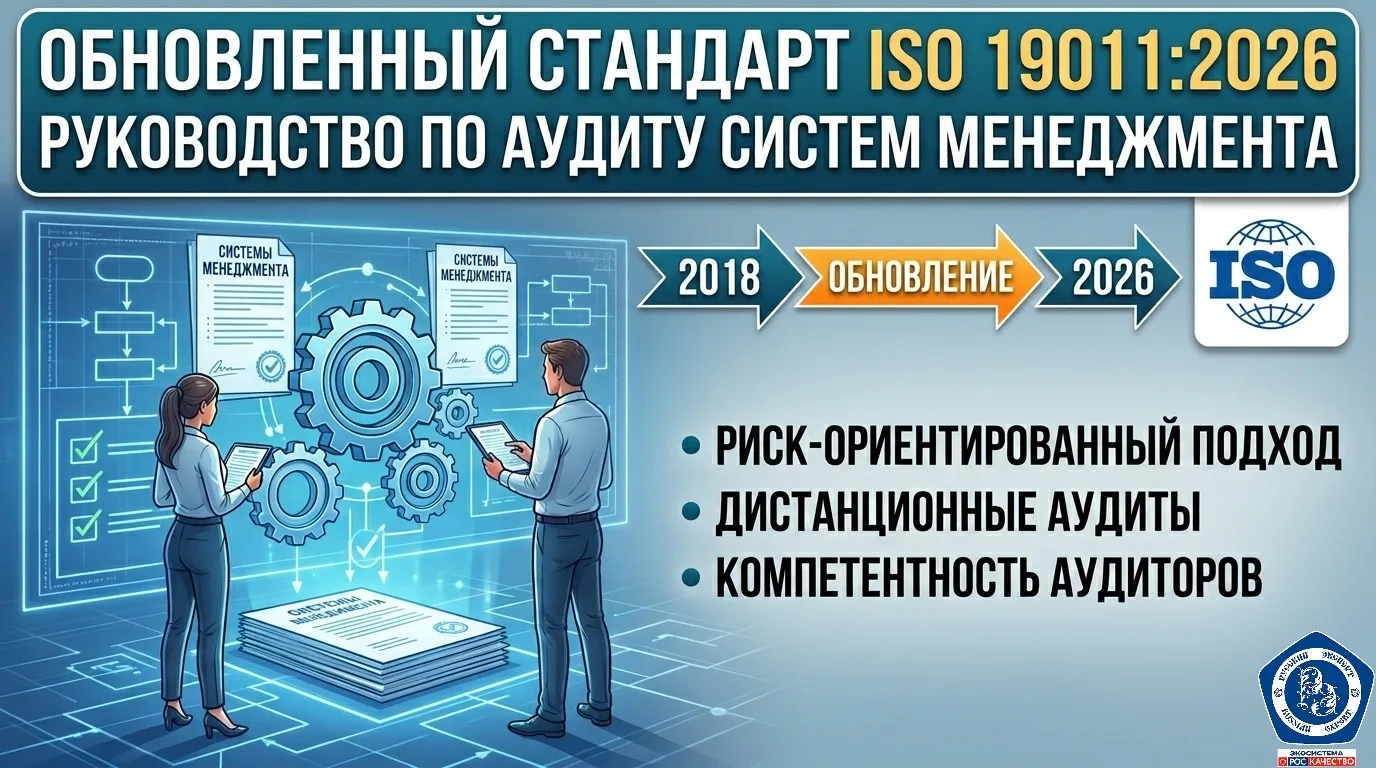 📢 Новая версия стандарта ISO 19011:2026 опубликована!

Коллеги, орган по сертификации «Русский Эксп