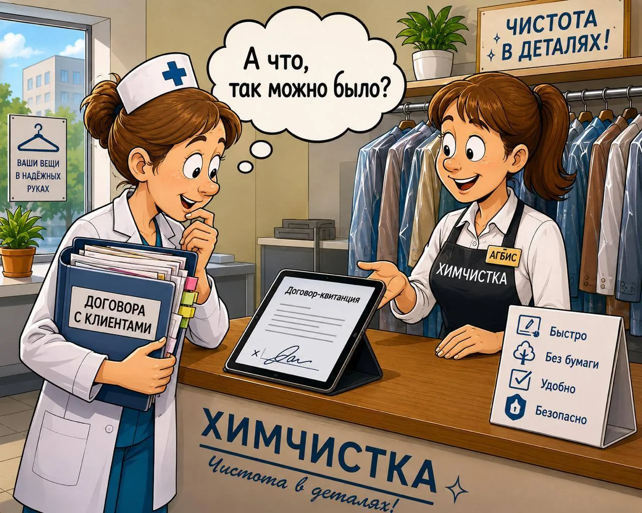 Чему медклиника может научиться у химчистки?

Недавно к нам обратилась за автоматизацией медицинская