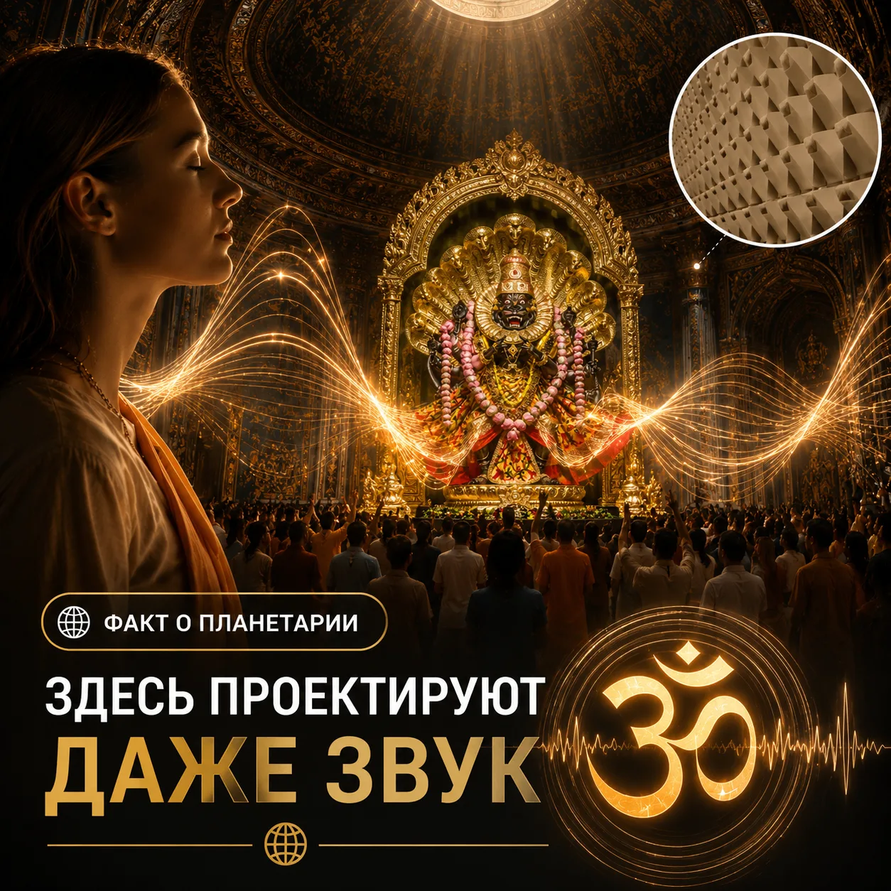 🔈 В Храме Ведического Планетария проектируют даже звук

Когда проектировали залы Храма Ведического 