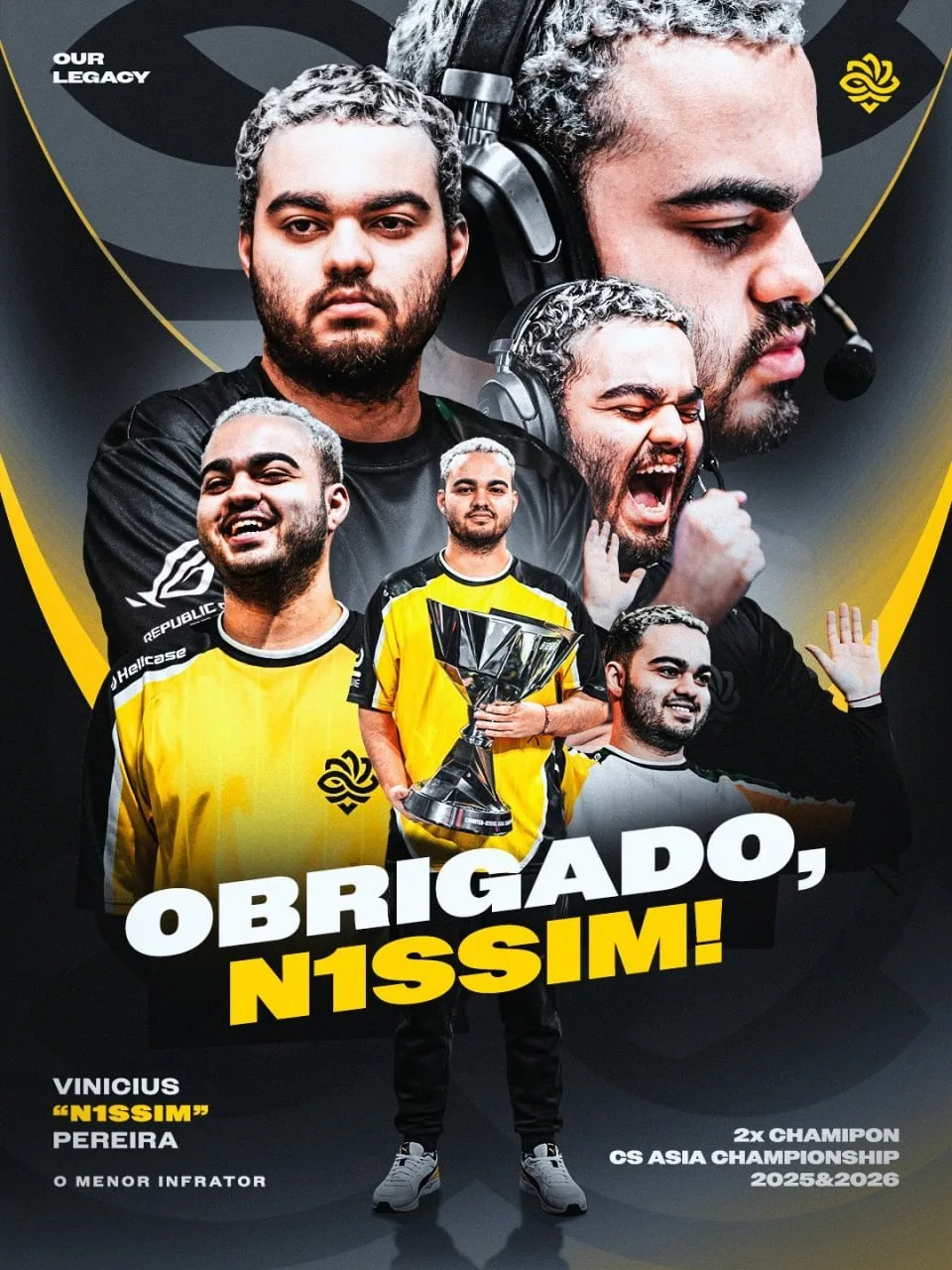 🇧🇷 n1ssim был посажен на скамейку запасных в 🇧🇷 Legacy.

📊 Бразильцы вылетели с мейджора 1-3, д
