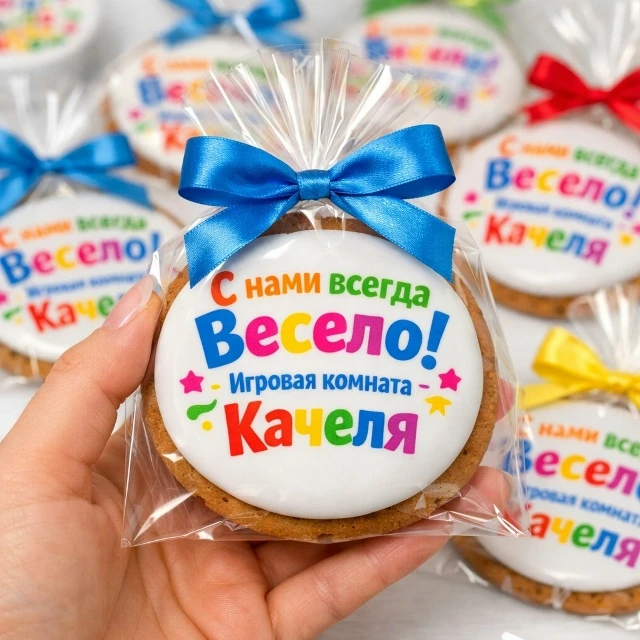 🎨🍪 КРУГЛЫЙ ПРЯНИК + ЯРКАЯ НАДПИСЬ

Сделали макет для детской игровой комнаты.

Форма — круг. Акцен