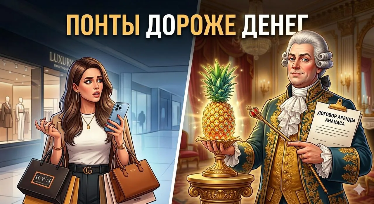Бесит, когда знакомые берут микрозайм на новый айфон или блогеры арендуют пустые пакеты из ЦУМа, про