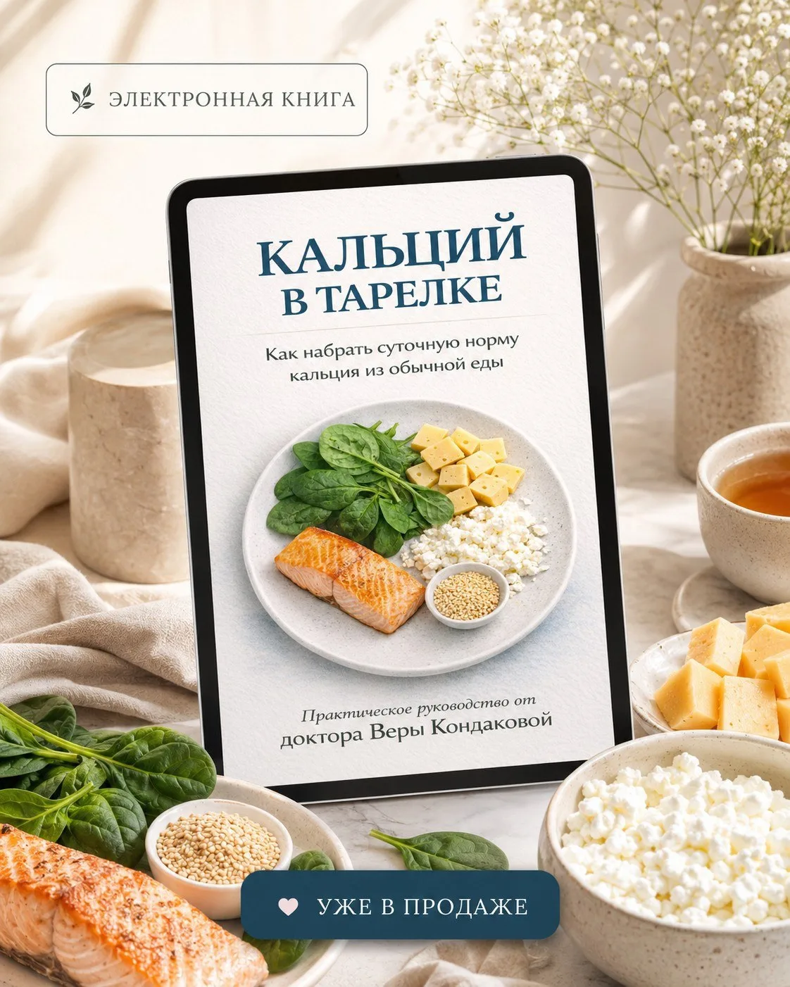 📚 Уважаемые читатели, открываю продажи книги, которую многие из вас ждали.

«Кальций в тарелке» — э
