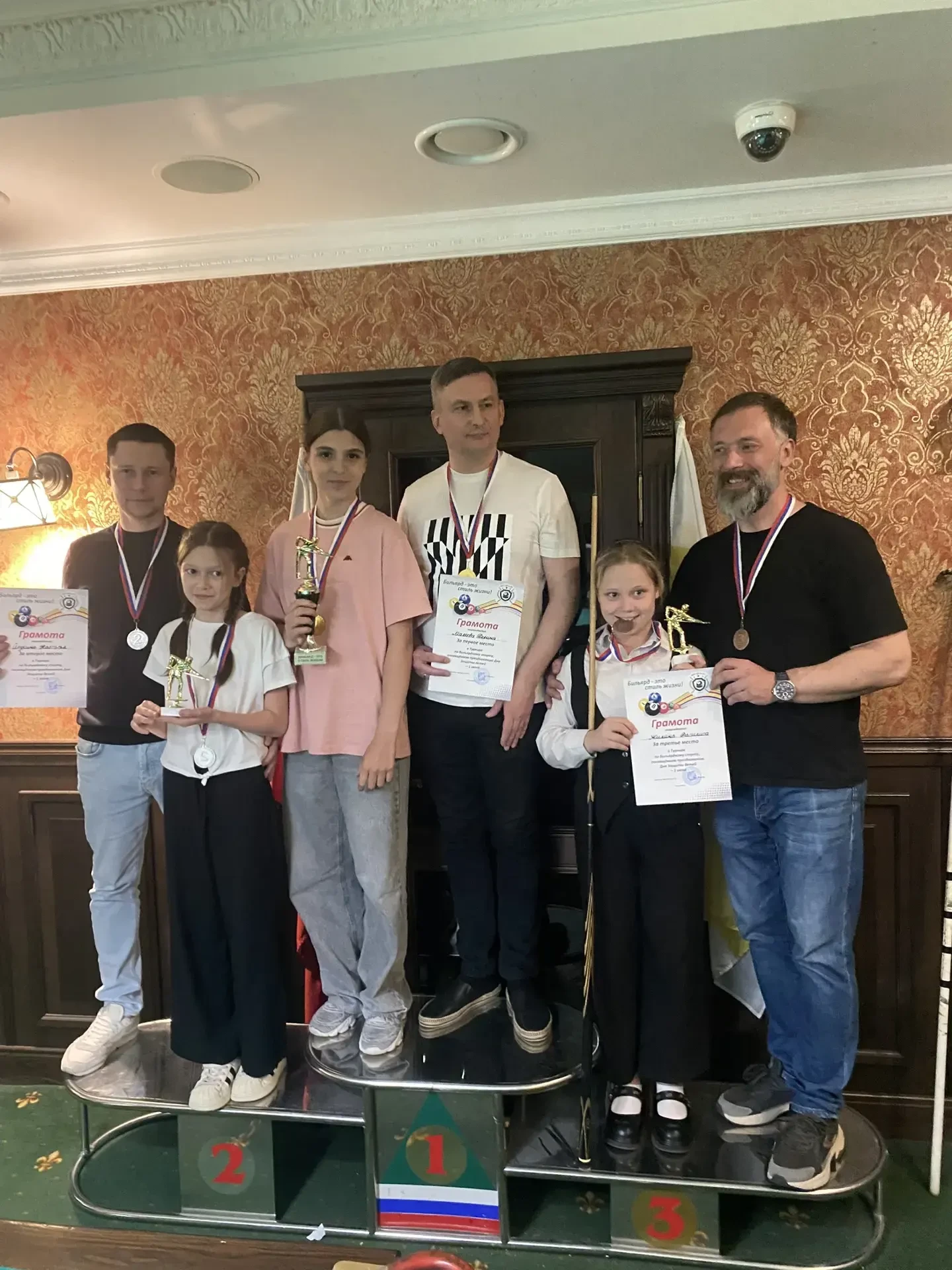 🎱 6 июня 2026 года в спортивной школе по бильярдному спорту города Ставрополя состоялся семейный ту