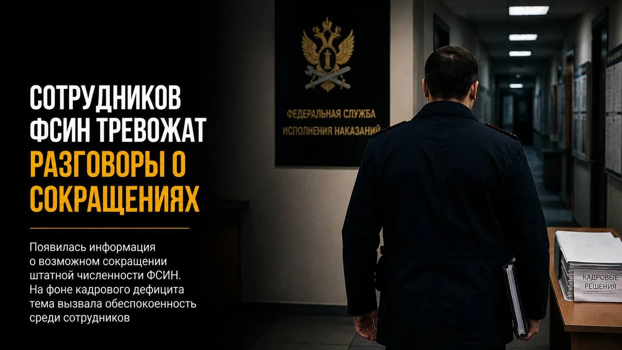 Сотрудников ФСИН тревожат разговоры о сокращениях

В начале года появилась информация о возможном со