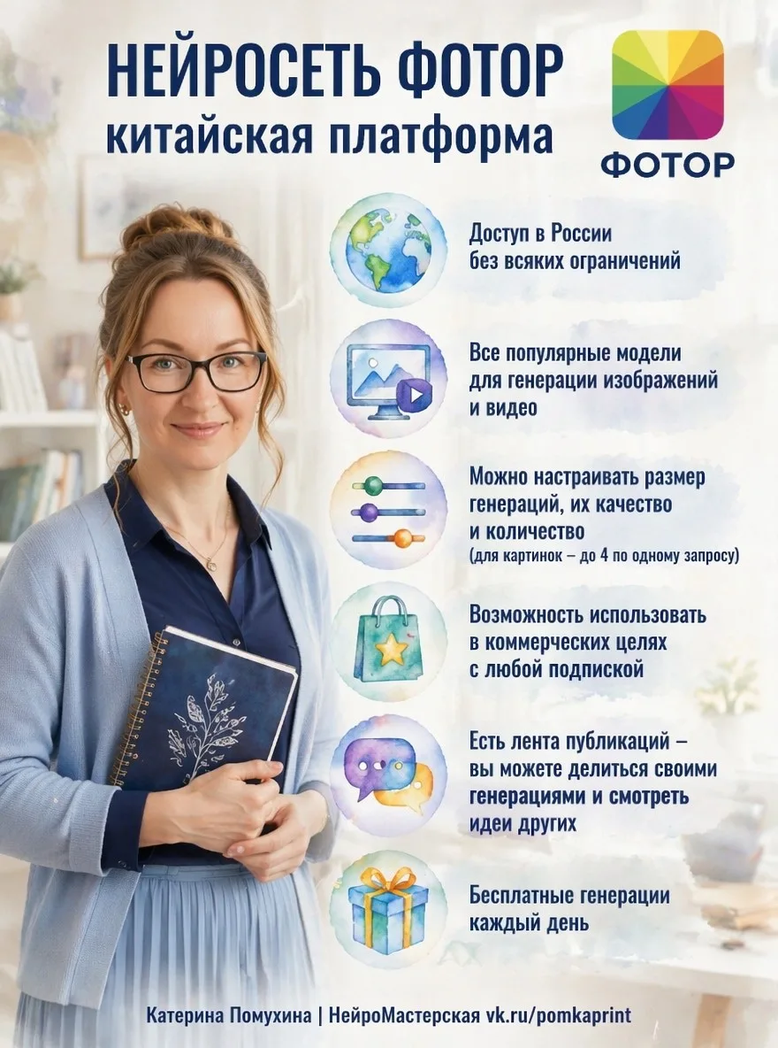 ФОТОР ОБНОВИЛСЯ 🔥
В нейросеть Фотор (Fotor) добавлено много новых разделов - они в основном для тов