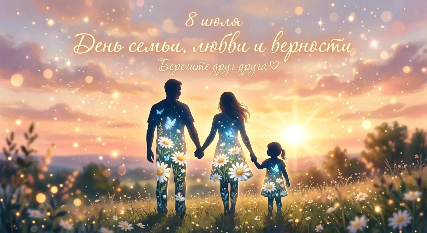 Дорогие родители!

Сегодня мы отмечаем замечательный праздник — День семьи, любви и верности. Этот д
