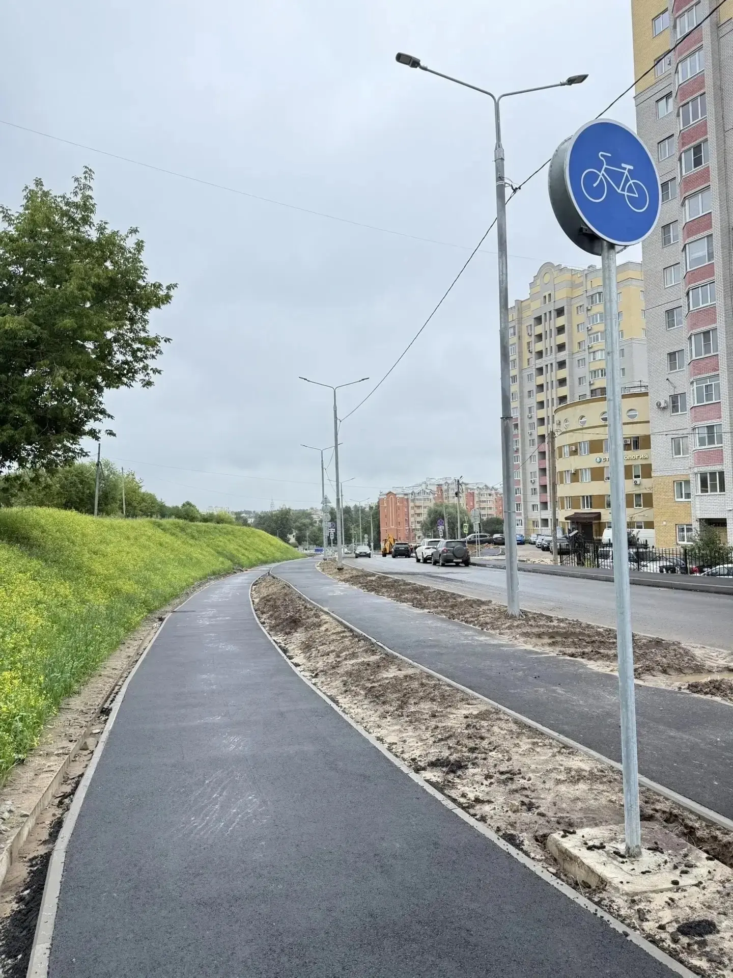 Во Владимире близится к завершению строительство дороги, которая соединит Лыбедскую магистраль и ули