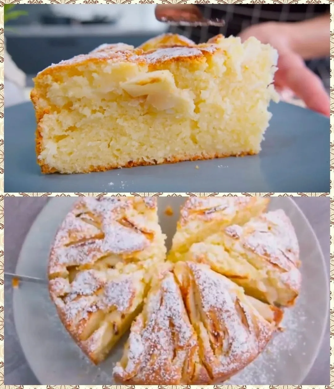 Шарлотка с творогом и яблоками 🍎🍏🍎

Ингредиенты:
Форма - 20 см
Яйцо куриное - 3 шт
Сахар-песок - 
