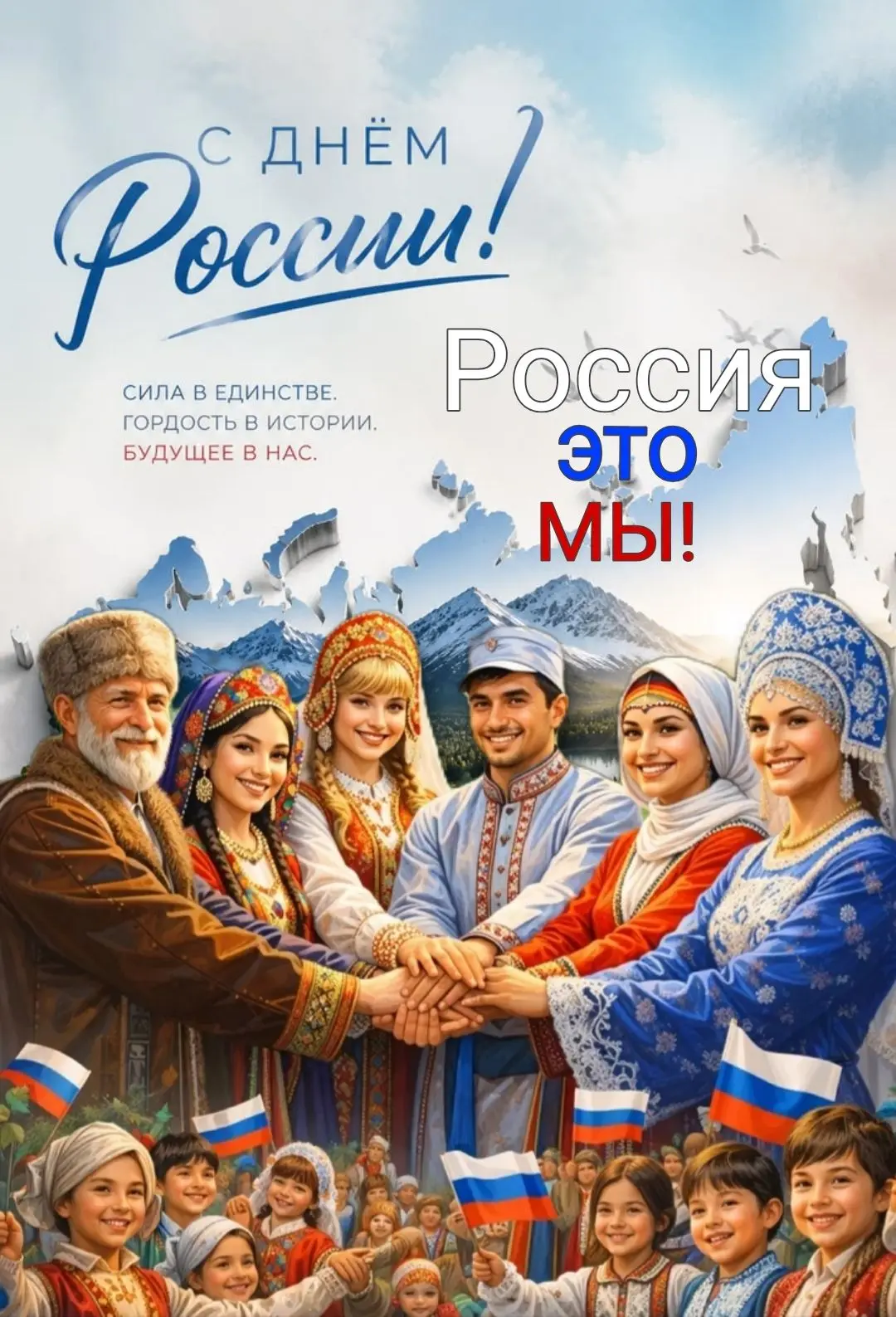 С праздником, наша Родина!

Дорогие друзья! Сегодня особенный день — День России!

Для самых маленьк