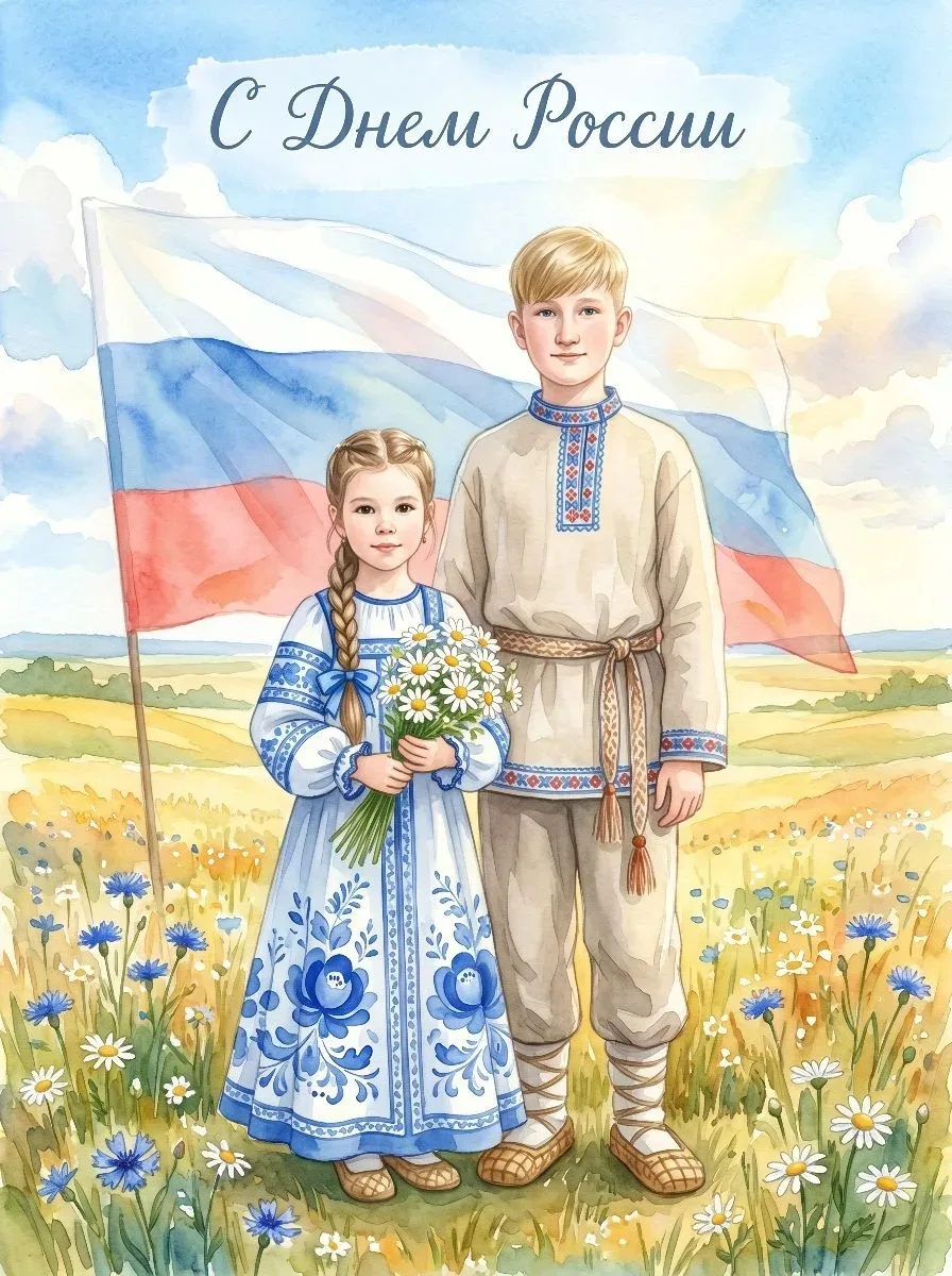 Дорогие россияне, 
С Днем России вас, друзья, Пусть любовь к стране сияет 
В ваших душах на века!

А