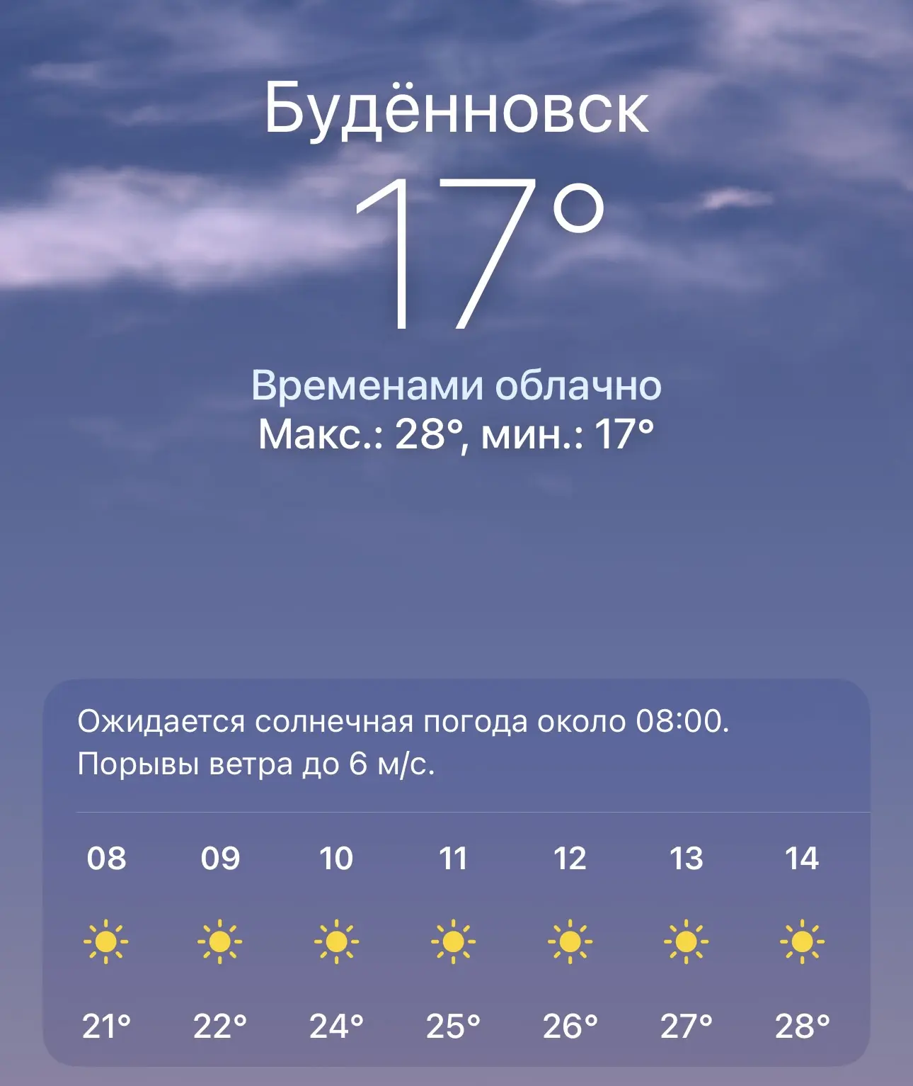 Погода 30 июля
