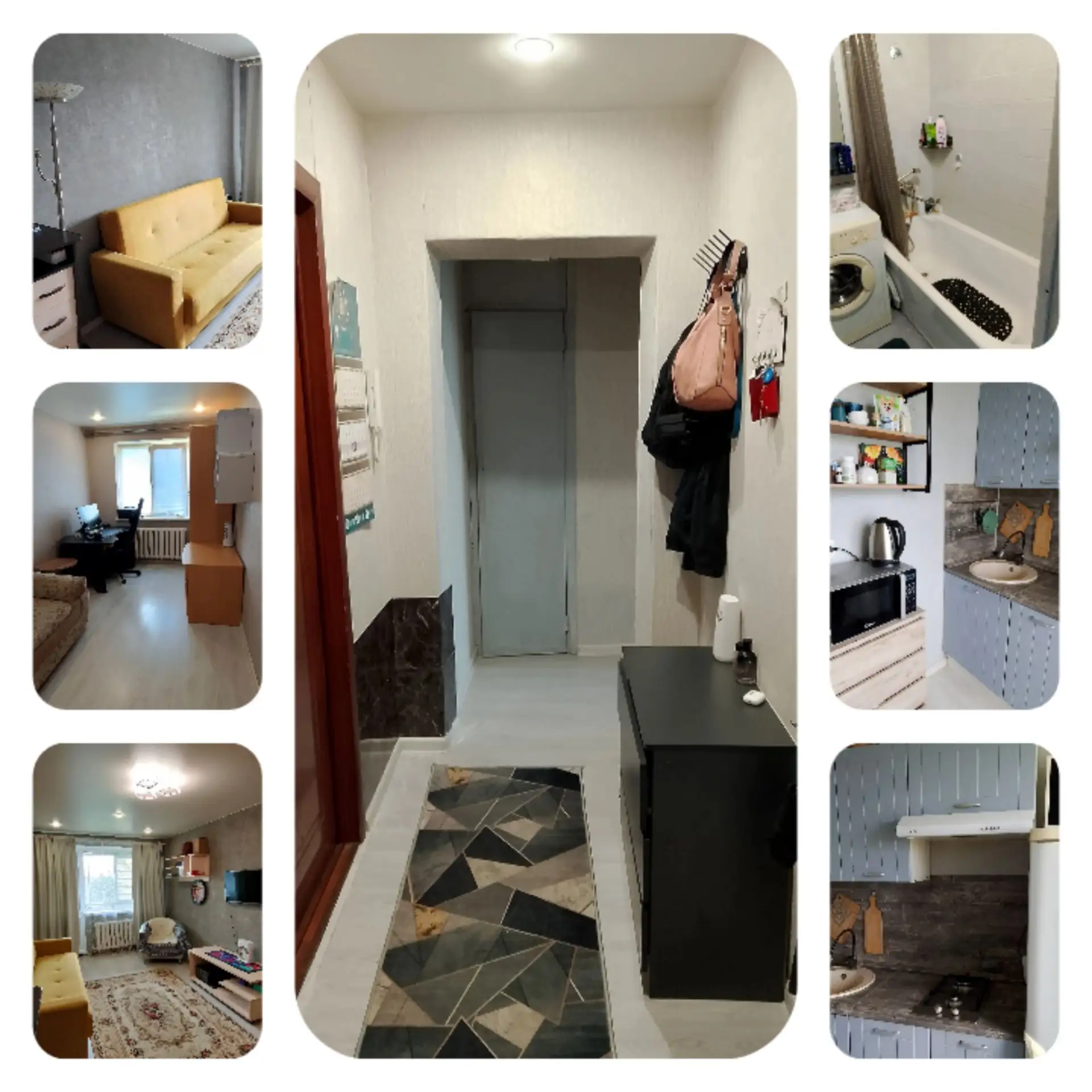 Продаётся 2-комнатная квартира от собственника,  в г.Омск, ул. Волкова, 1А.
Площадь 43,6 кв. м на 5-