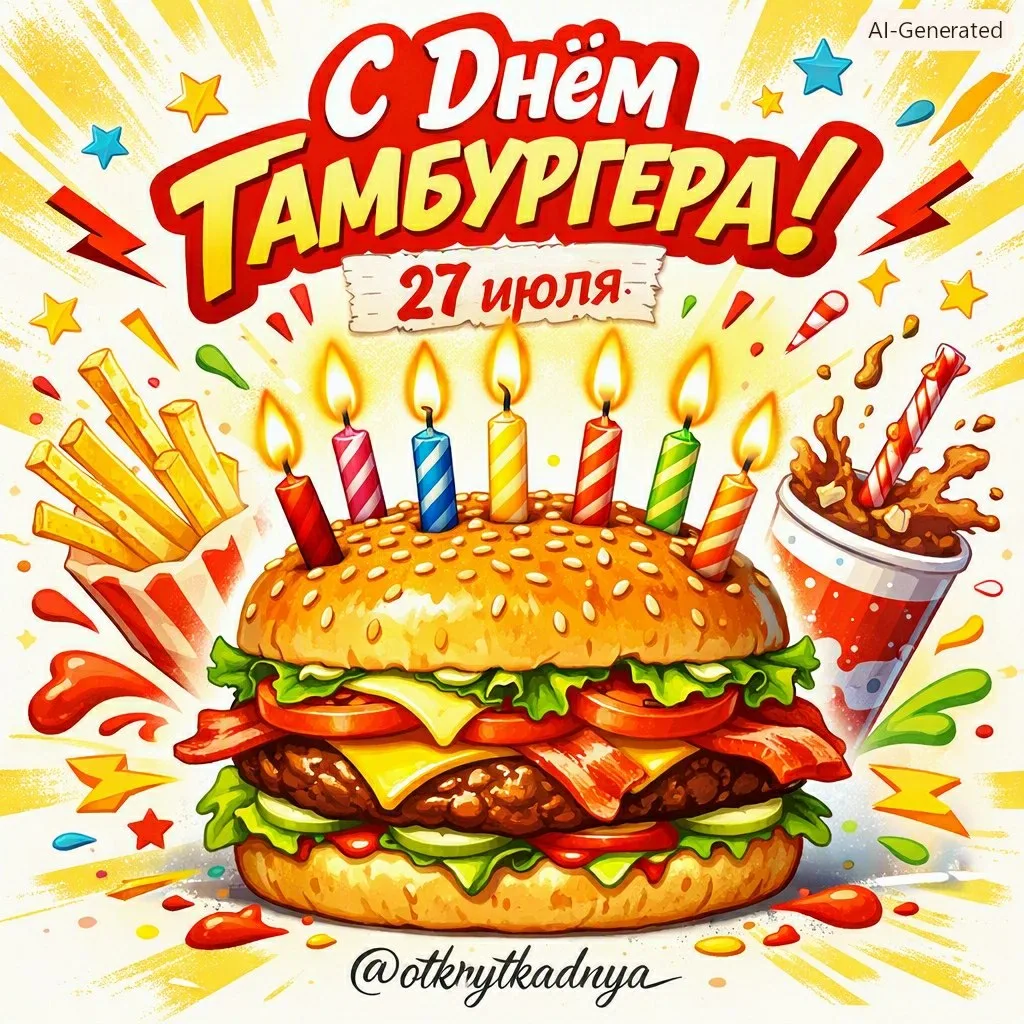 С днем гамбургера! 🎉

Выбрать открытку 💌
Мы в MAX