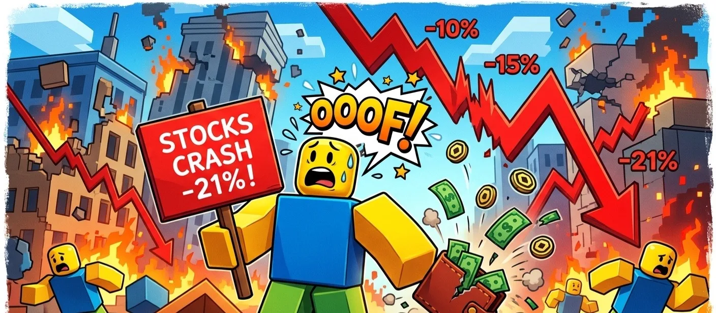 ✨🔥 Roblox столкнулась с серьезным падением рыночной стоимости: после публикации финансового отчета 