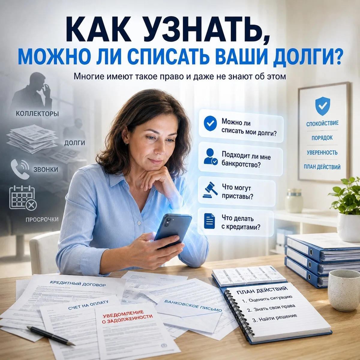 Как узнать, можно ли списать ваши долги?

Большинство людей даже не подозревают, что могут иметь пра