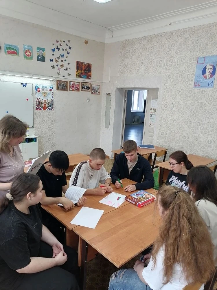 В рамках Национального проекта «Молодежь и дети» 8 июня  в лагере труда и отдыха провели  интеллекту