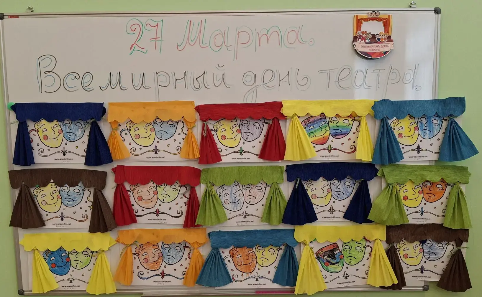 Всемирный день театра на группе " Нежность".
27 марта на группе  " Нежность" был настоящий праздник 