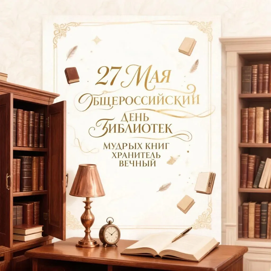 ✨ В календаре есть светлая страница —
Двадцать седьмое мая, славный час.
Когда страна стремится прио