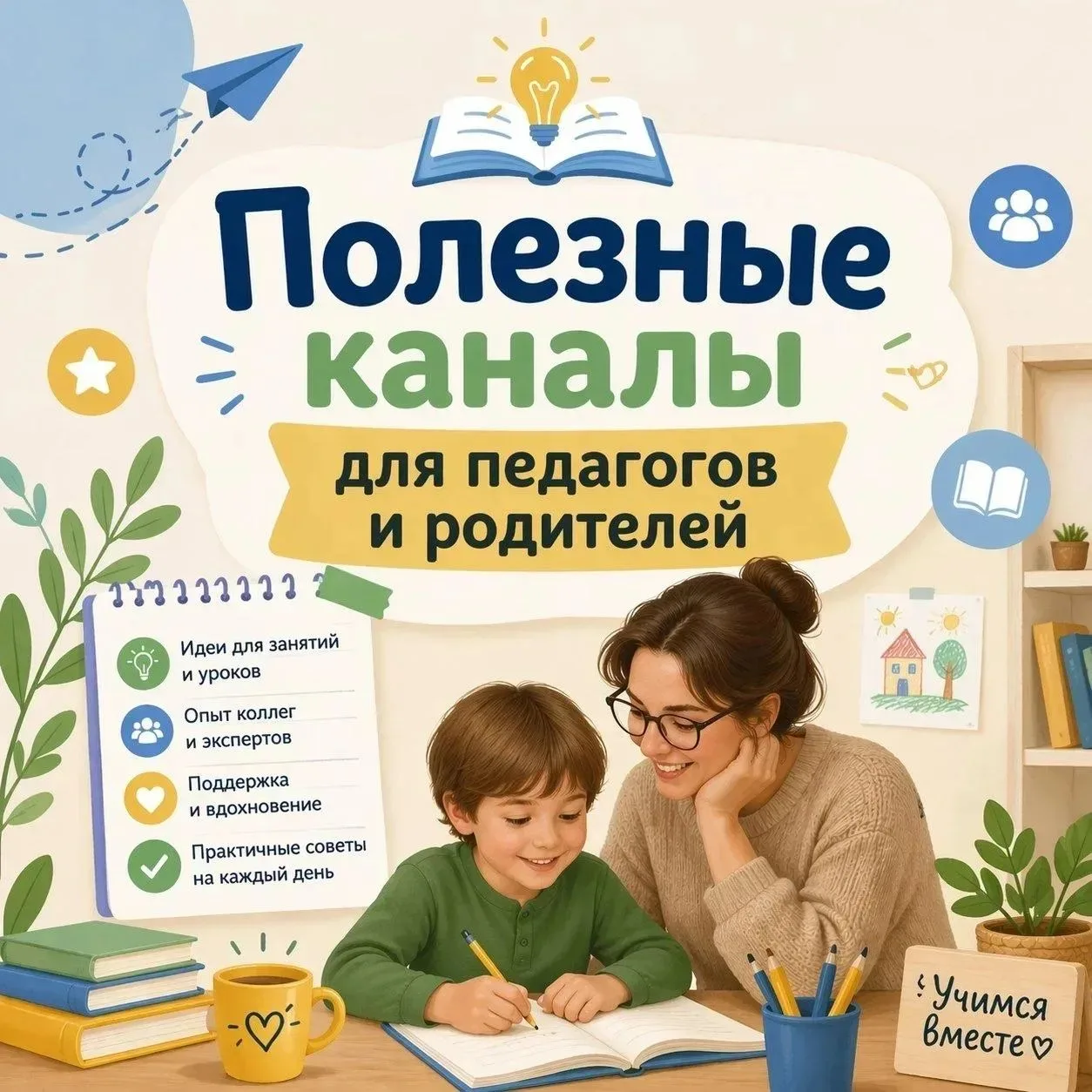 🖇Полезные каналы для педагогов и родителей.
В них много идей, игр и материалов для занятий и творче