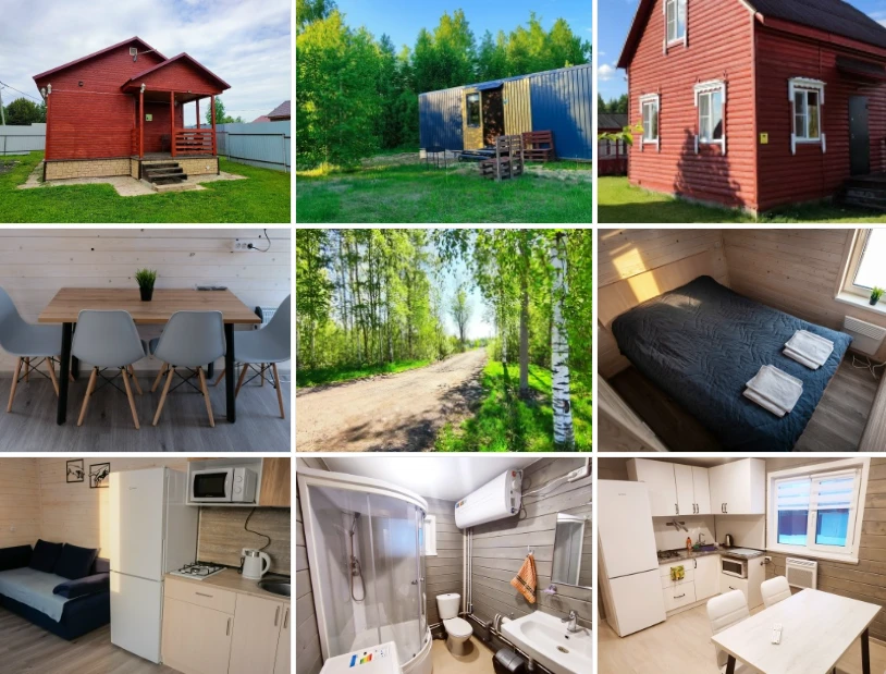 Для отдыха с ночлегом мы предлагаем варианты:
🏠 Гостевые дома с размещением до 10 человек (2 дома)
