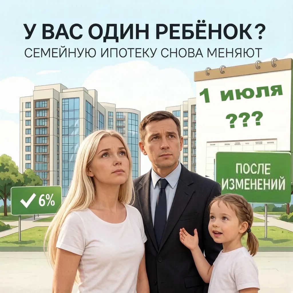 🏦 #ИпотечныйЧетверг
📚 #РазборИпотекиСИриной
🏗️ #НовостройкиСИриной

Семейную ипотеку снова собира