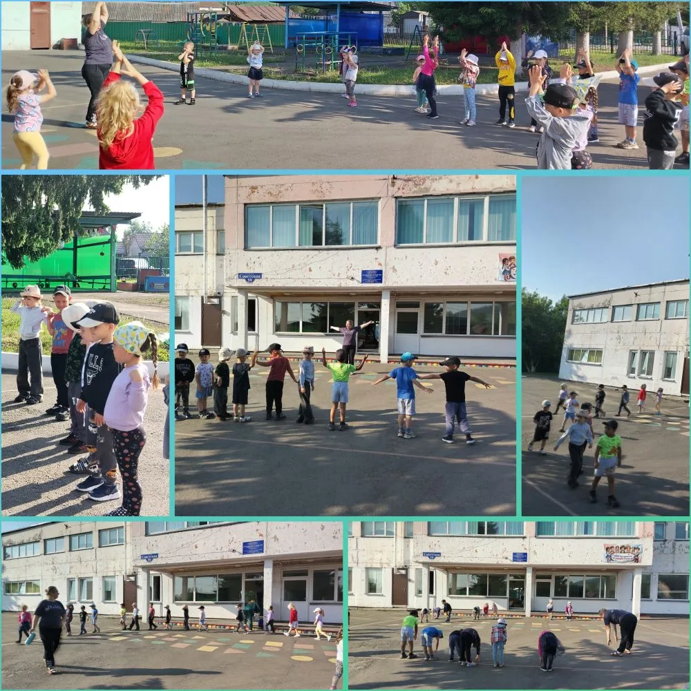 🤗Нет ничего лучше, чем начать день с утренней зарядки🤸 на свежем воздухе! 
Именно так встречают ут