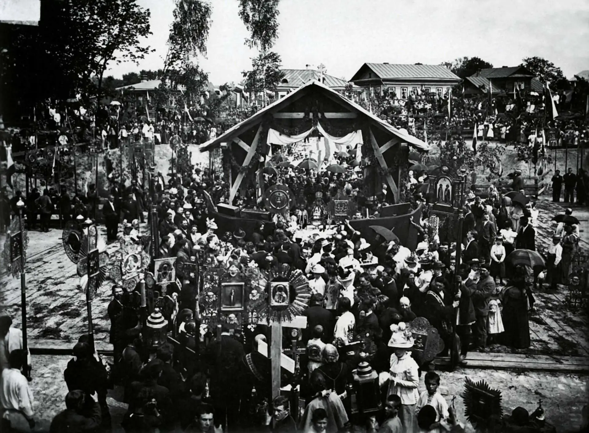 Закладка Спасской церкви в Нижнем Новгороде 1899г.