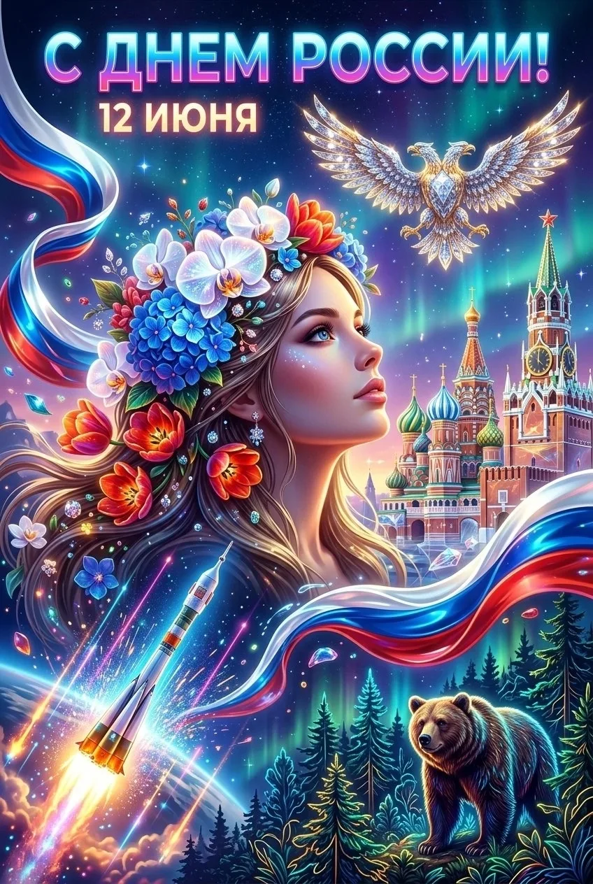 🇷🇺 С Днём России! С праздником великой страны! 

🇷🇺Дорогие родители, уважаемые коллеги и наши лю