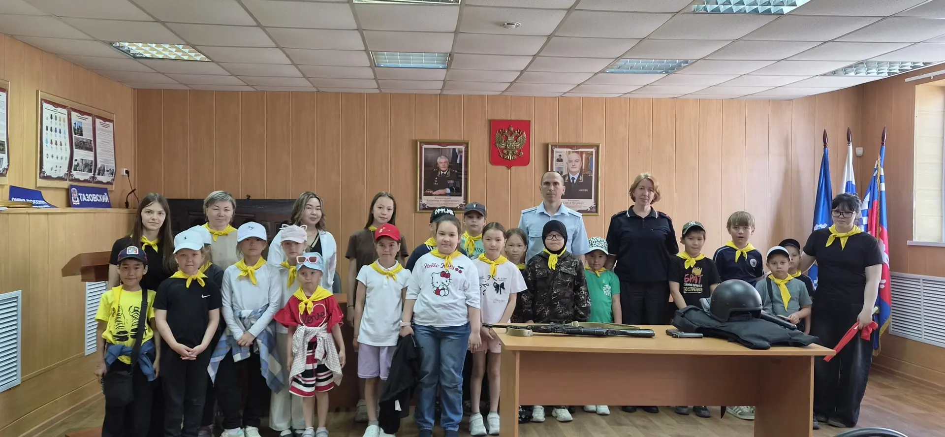 👮‍♂️ В рамках всероссийской акции «Каникулы с общественным советом» сотрудники отдела МВД России «Т