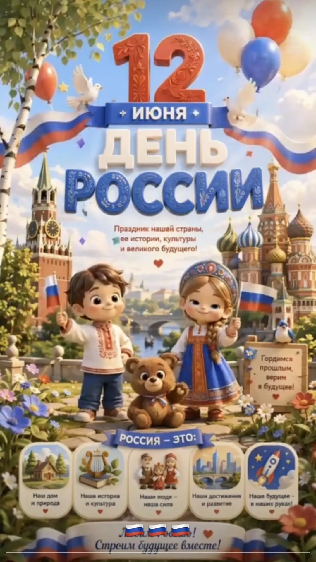 День России 🇷🇺🇷🇺🇷🇺