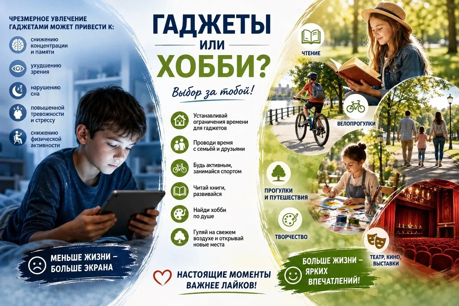 Гаджеты или хобби📱

Современные гаджеты появились в нашей жизни совсем недавно по историческим мерк
