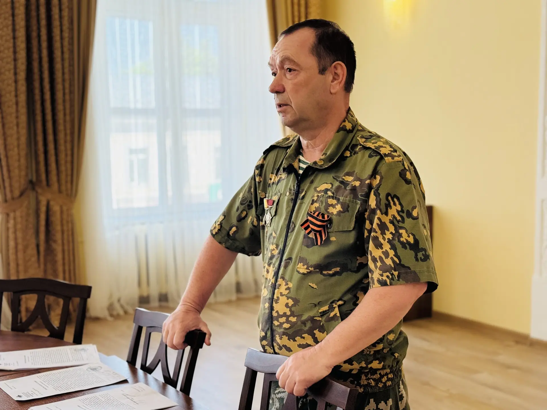 👤11 июня в колледже состоялся урок мужества, который провел преподаватель В. В. Жиряков. 

🇷🇺Заня
