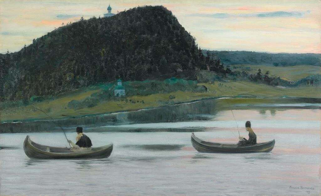 Михаил Васильевич Нестеров  (1862 - 1942) - русский и советский художник, академик живописи, заслуже