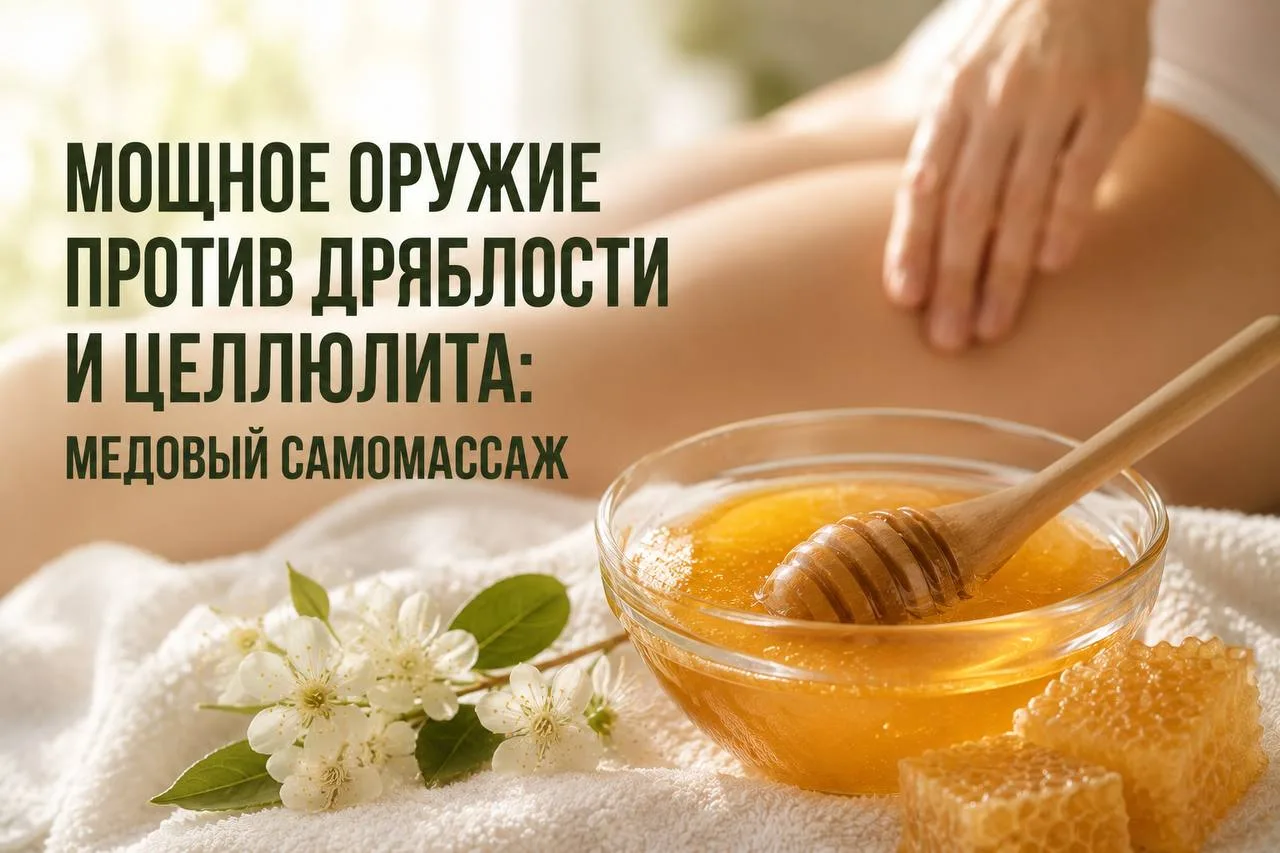 🍯 Мощное оружие против дряблости и целлюлита: медовый самомассаж

Согласитесь, каждая из нас девоче