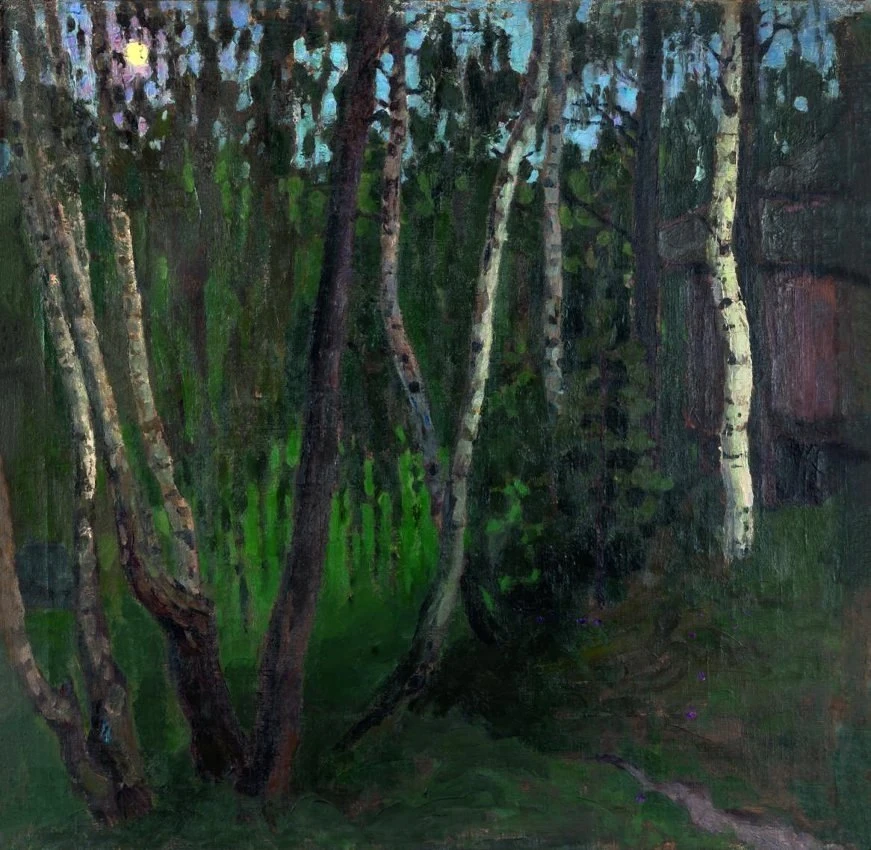 "Пейзаж", конец 1890-1900е
Холст, масло. 77 х 79 см

Иванов Михаил Филиппович
(1869-1930) 

Научно-и