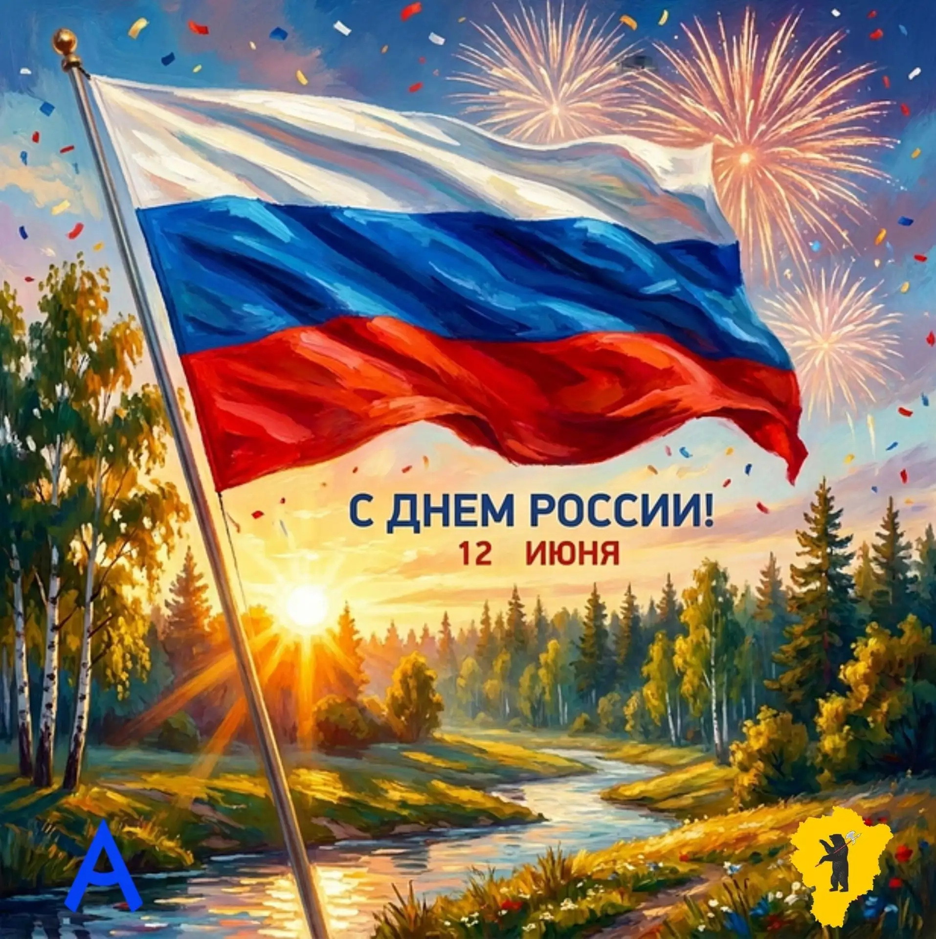 Поздравляем с Днём России🇷🇺 
Этот праздник — символ национального единства, нашей общей ответствен