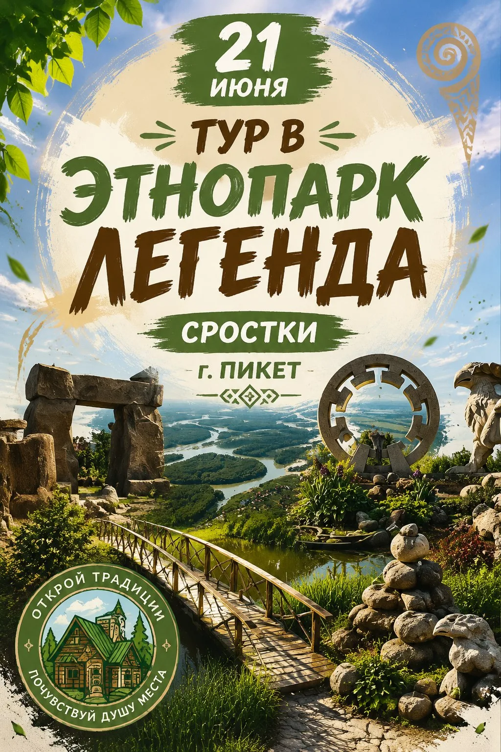 ☀️ 21 июня Полеводка Этнопарк Легенда + Сростки, г. Пикет ⛰️

⛰️ Чем интересна гора Пикет и почему е