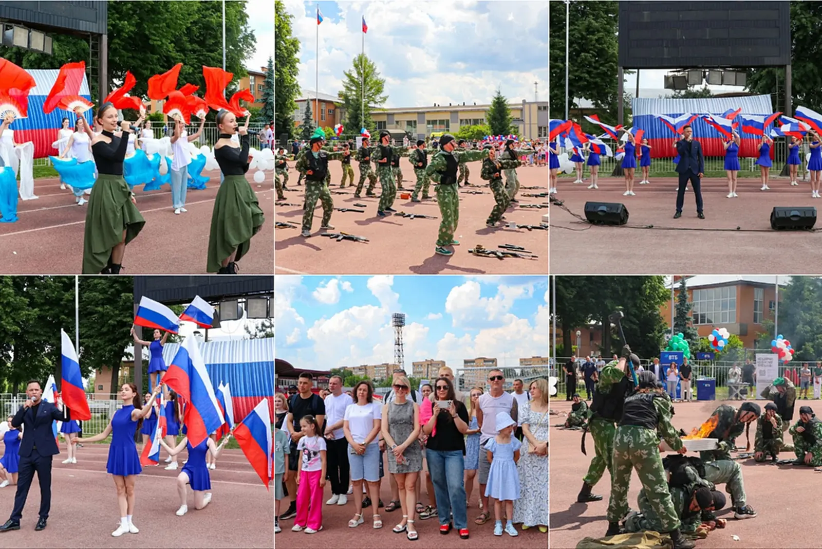 Праздник на «Спартаке»: как отметили День России на стадионе 🇷🇺 🎉 
 
Состоялся матч между «Чкалов