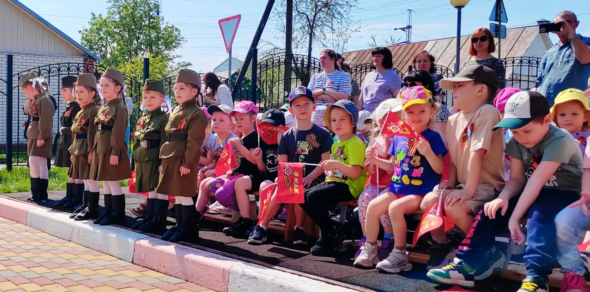 🎗💐🎗Парад в честь 81-й годовщины Победы

💫Сегодня в нашем детском саду прошел торжественный парад