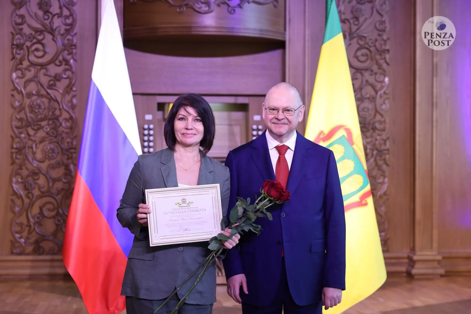 Сотрудница областной больницы им. Н.Н. Бурденко отмечена Почетной грамотой губернатора Пензенской об