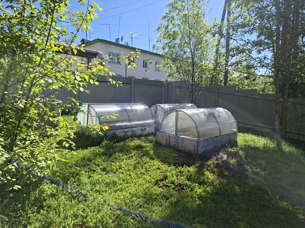 🌲🌳🌲Новости Школьного лесничества. 
На пришкольном участке появились парнички-хлебницы. Ребята из 