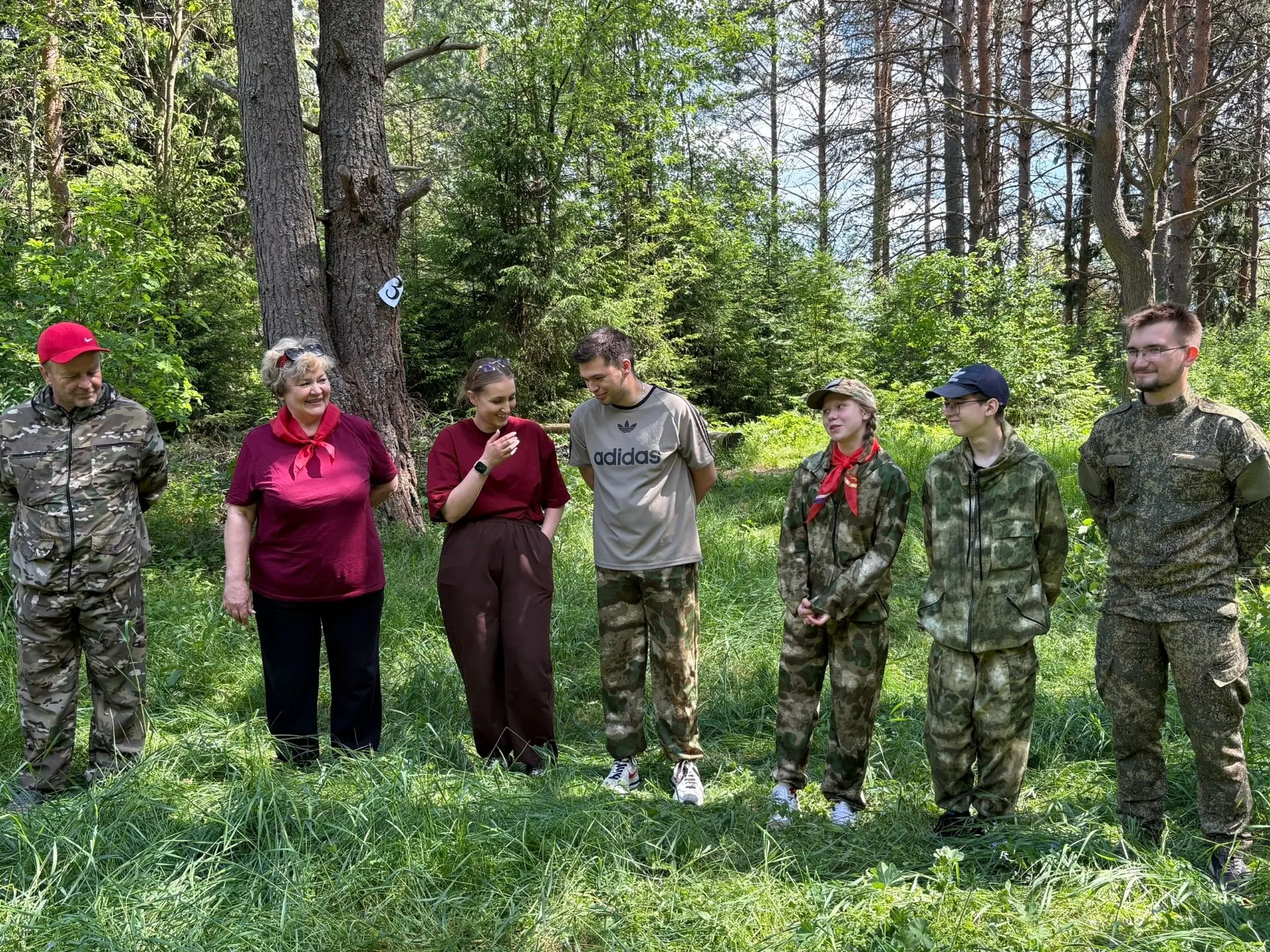 6 июня у «Наследников Победы» в лесопарке Русятка на «Поляне Дружбы» прошёл ежегодный сбор, посвящен