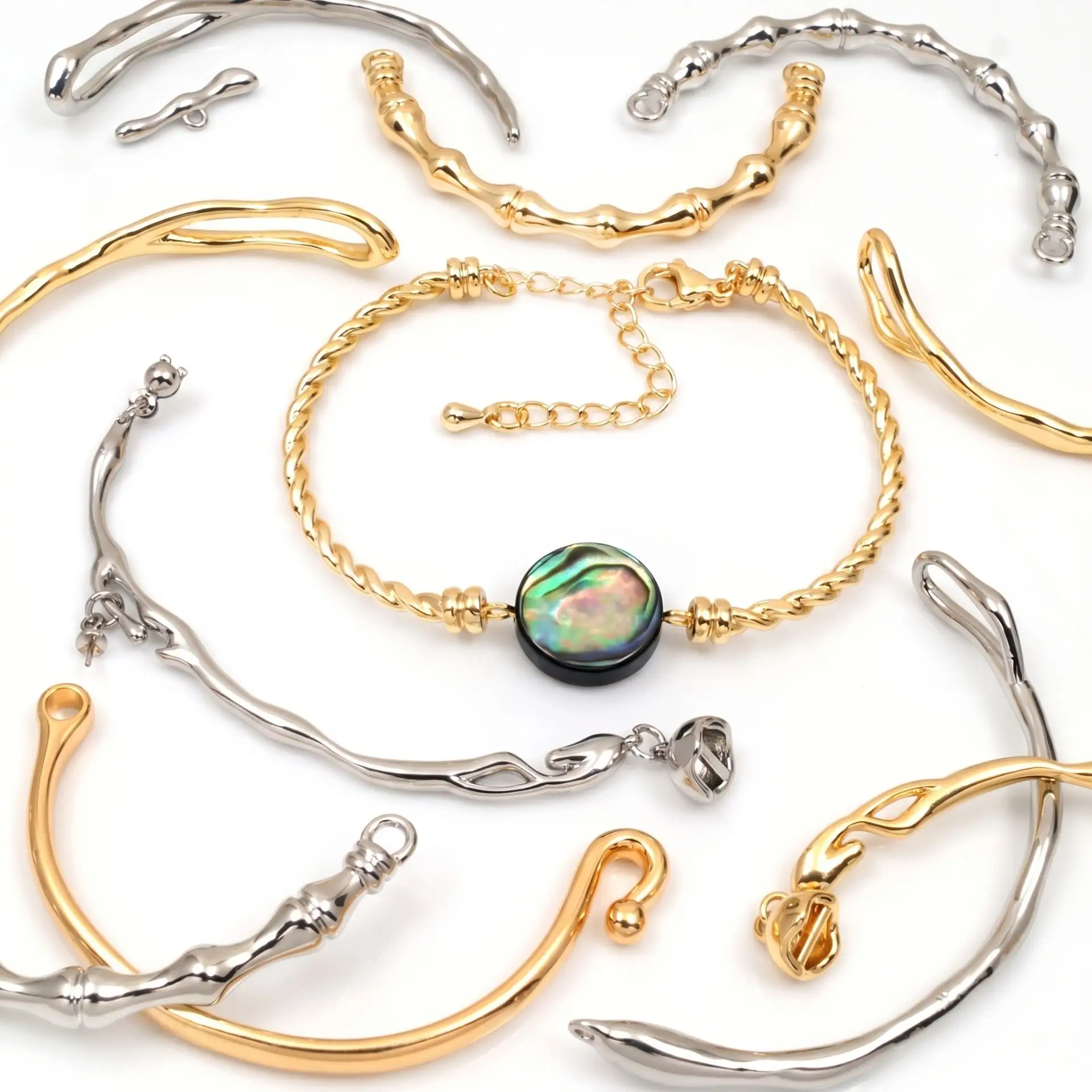 🦋Коннекторы основы для браслетов и колье 👉https://www.charm-beads.ru/furnitura/lux-furnitura/konne